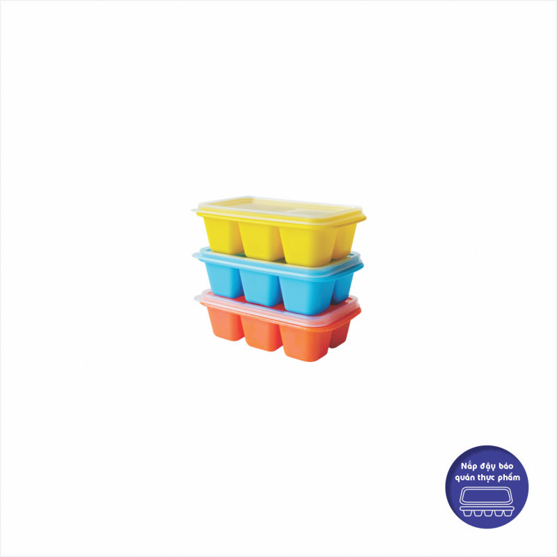 KHAY ĐÁ NẮP ĐẬY 6 VIÊN - HPL78