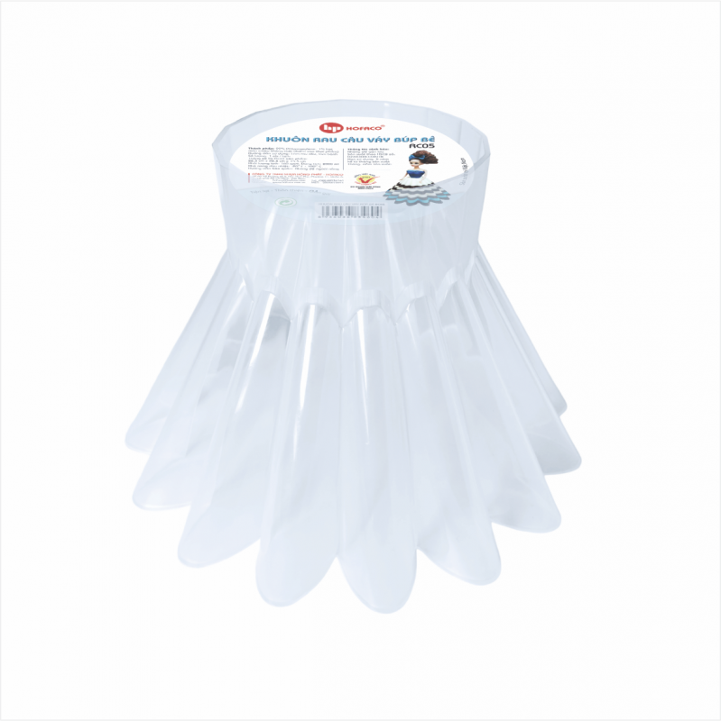 KHUÔN RAU CÂU VÁY BÚP BÊ - RC05