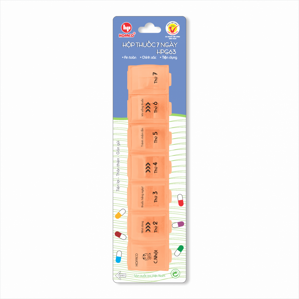 HỘP THUỐC 7 NGÀY - HPG63