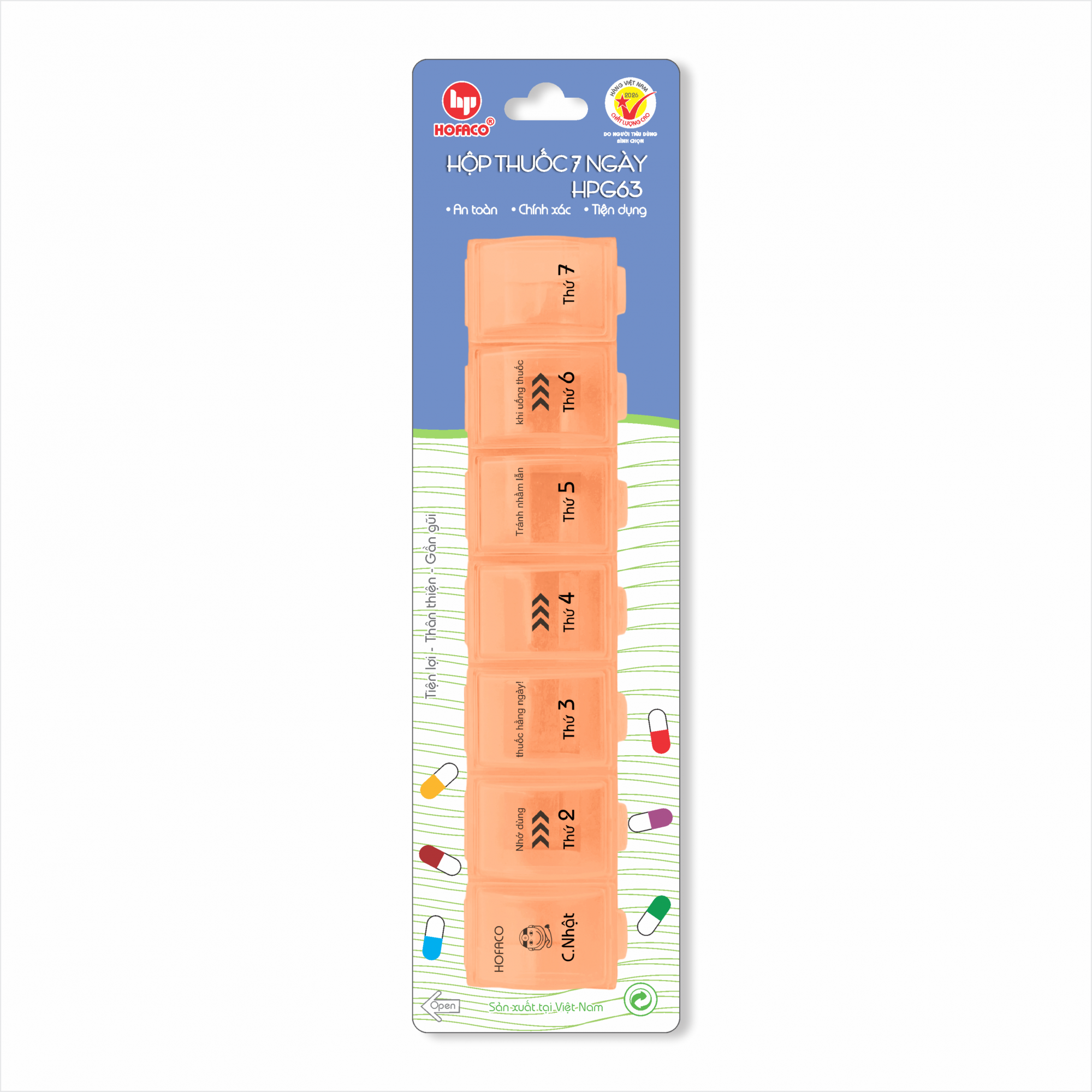 HỘP THUỐC 7 NGÀY - HPG63