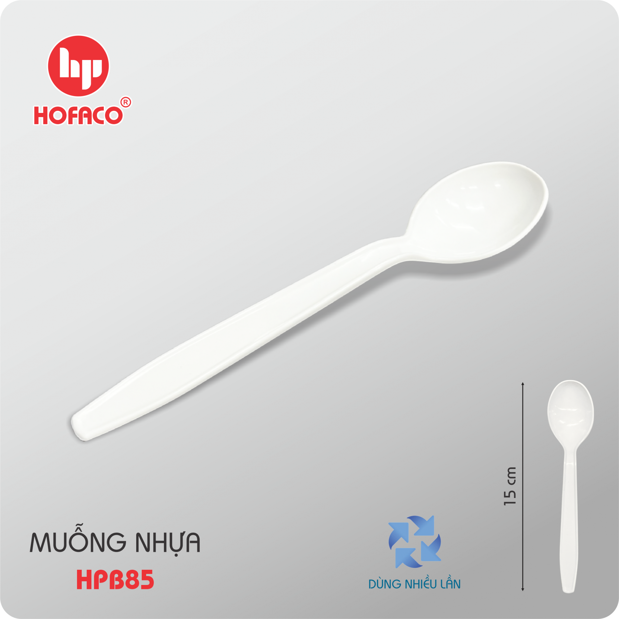 MUỖNG NHỰA HPB 85