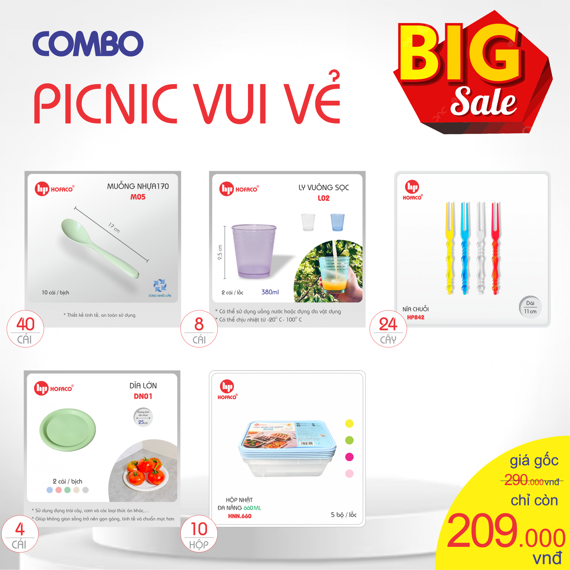GÓI COMBO PICNIC VUI VẺ