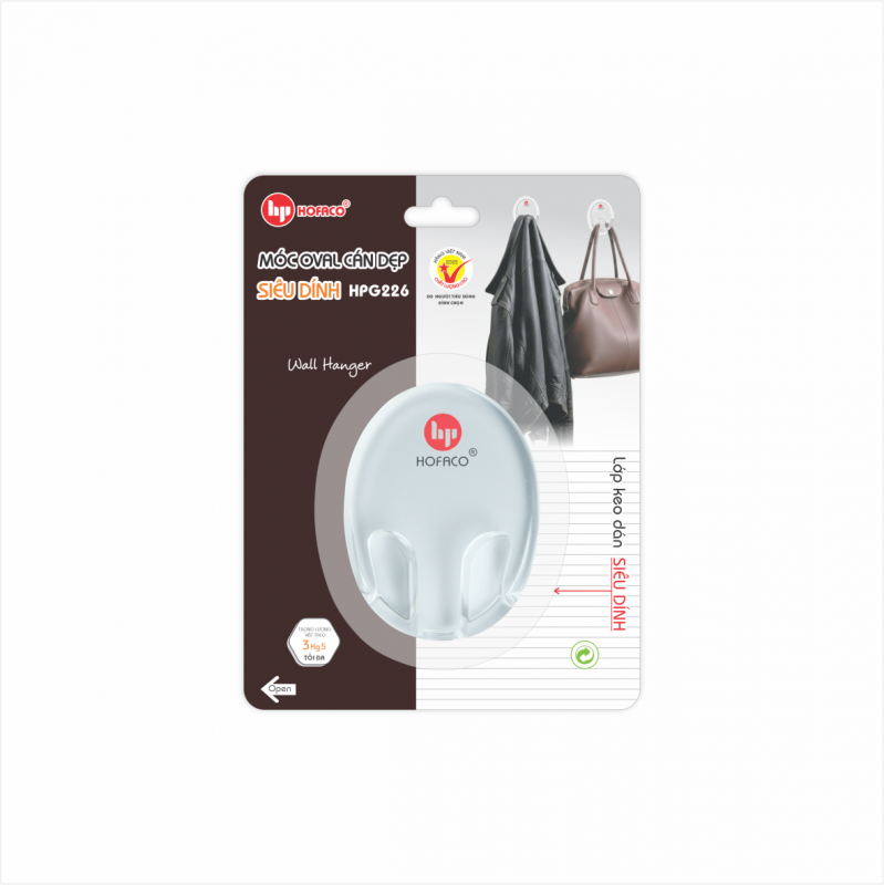 MÓC OVAL CÁN DẸP SIÊU DÍNH - HPG226